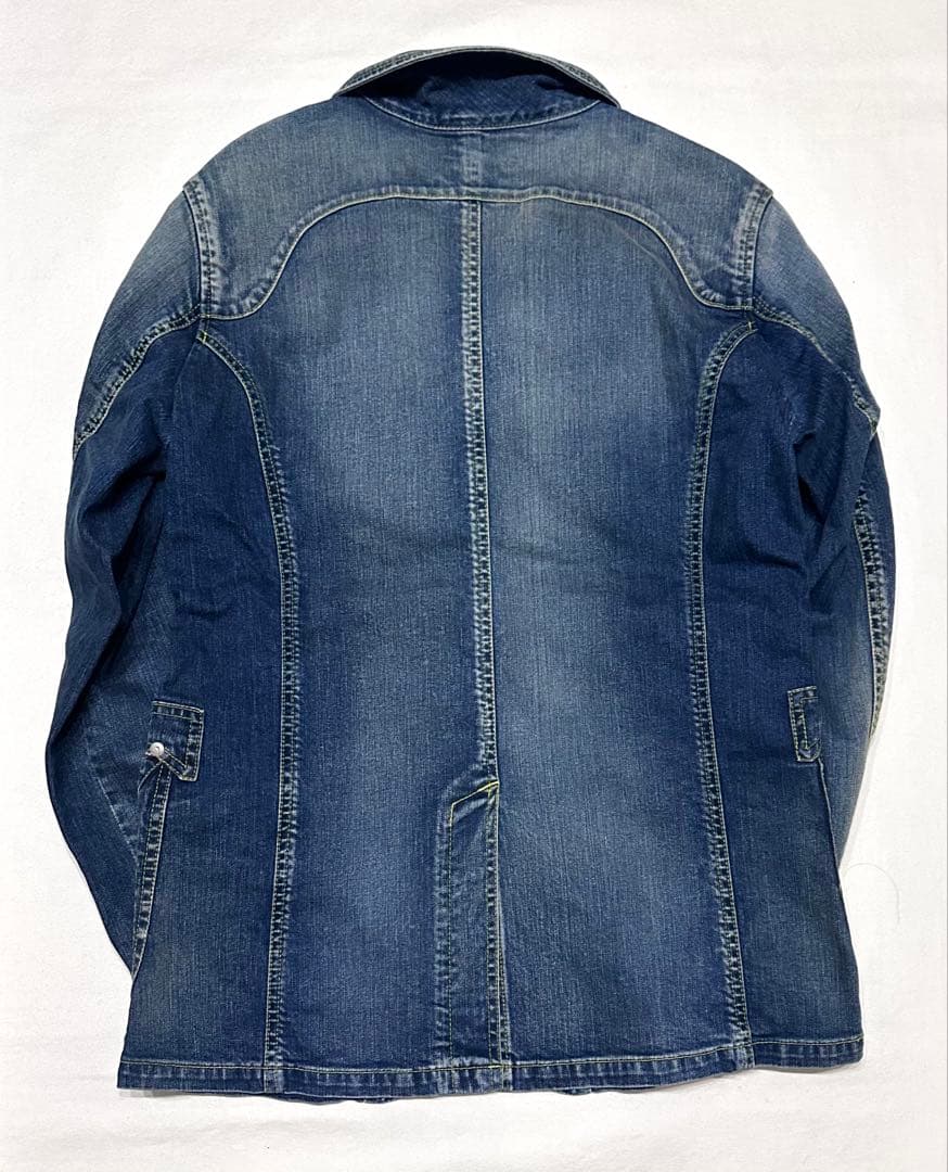 新品BACKLASHストレッチデニムカバーオール/バックラッシュGジャンパンツ