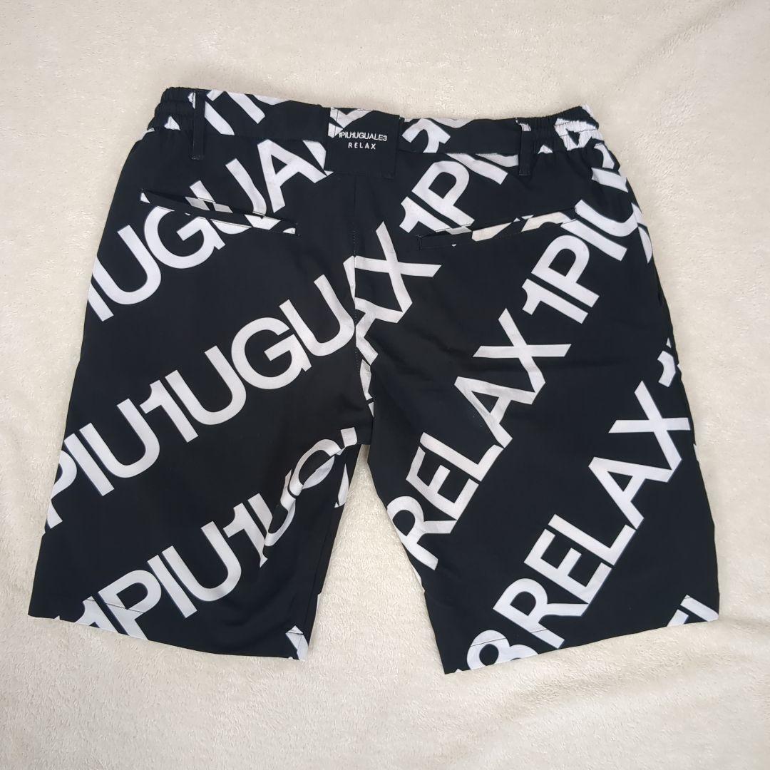 【美品】1PIU1UGUALE3 ショートパンツ L モノグラム ゴルフウェア