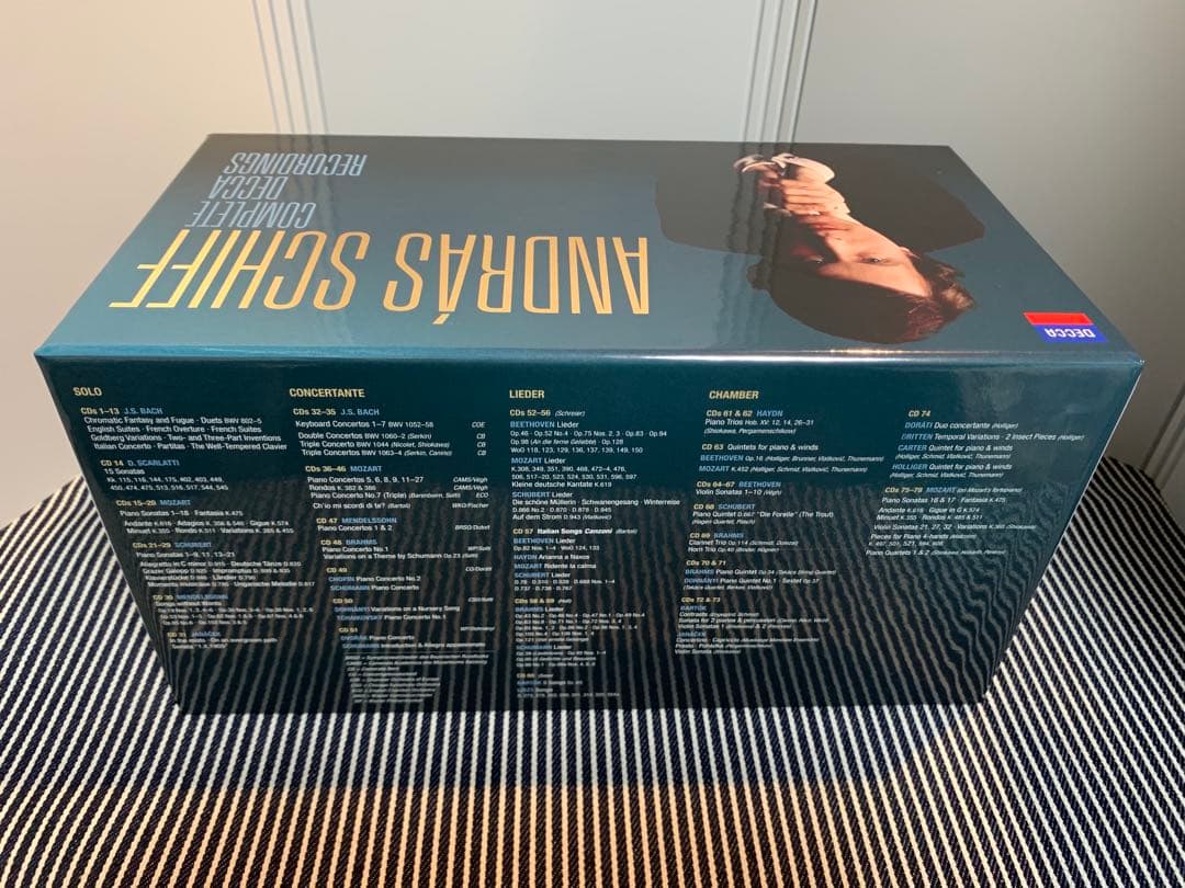 【美品】アンドラーシュ・シフ／デッカ録音全集（78CD）ピアノ クラシックBOX