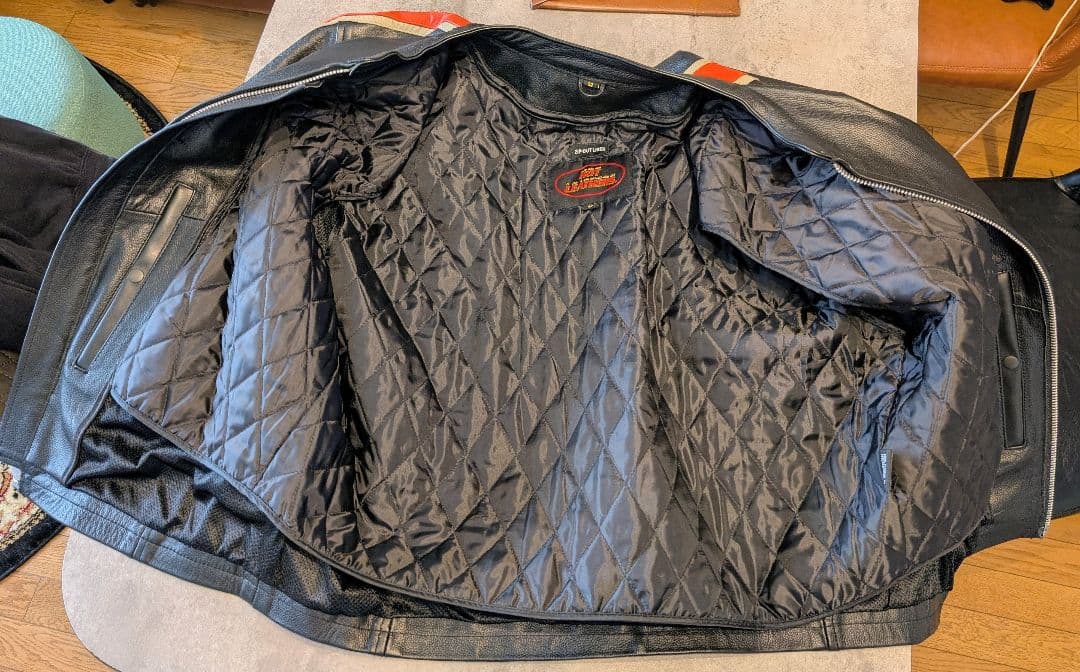 売り切り！ ☆美品☆ HOT LEATHERS レザージャケット 大きいサイズ