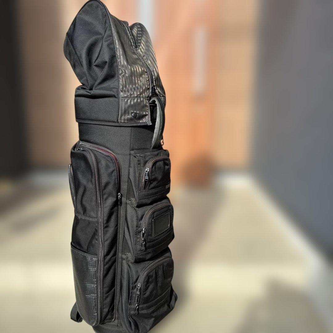 【激レア】TUMI ゴルフキャディバッグ 黒　286D3