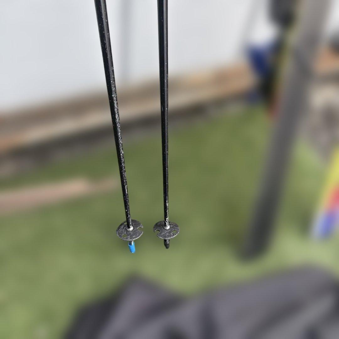 SALOMON Demo 9 3V スキー板　155 ストックとケース付