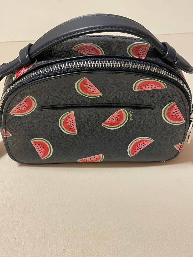【週末限定】COACH スイカ柄 レザーバッグ