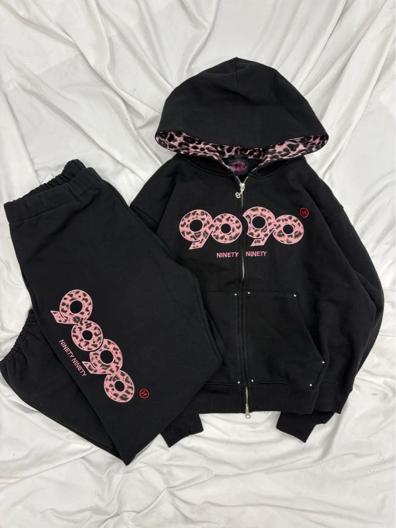 Sサイズ　9090 girl OG Logo Zip Hoodie Pants