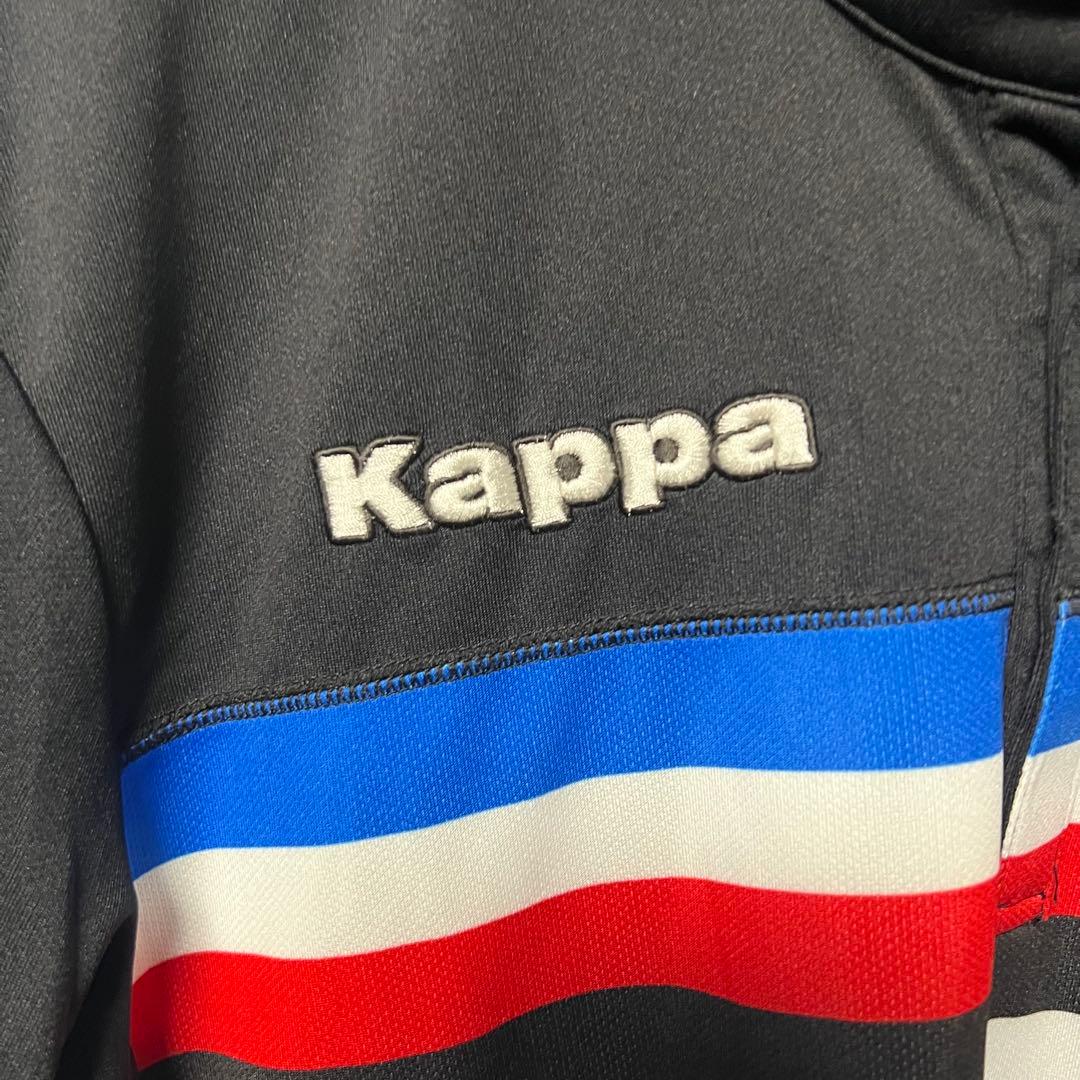 Kappa 黒　長袖 サンプドリアカラー