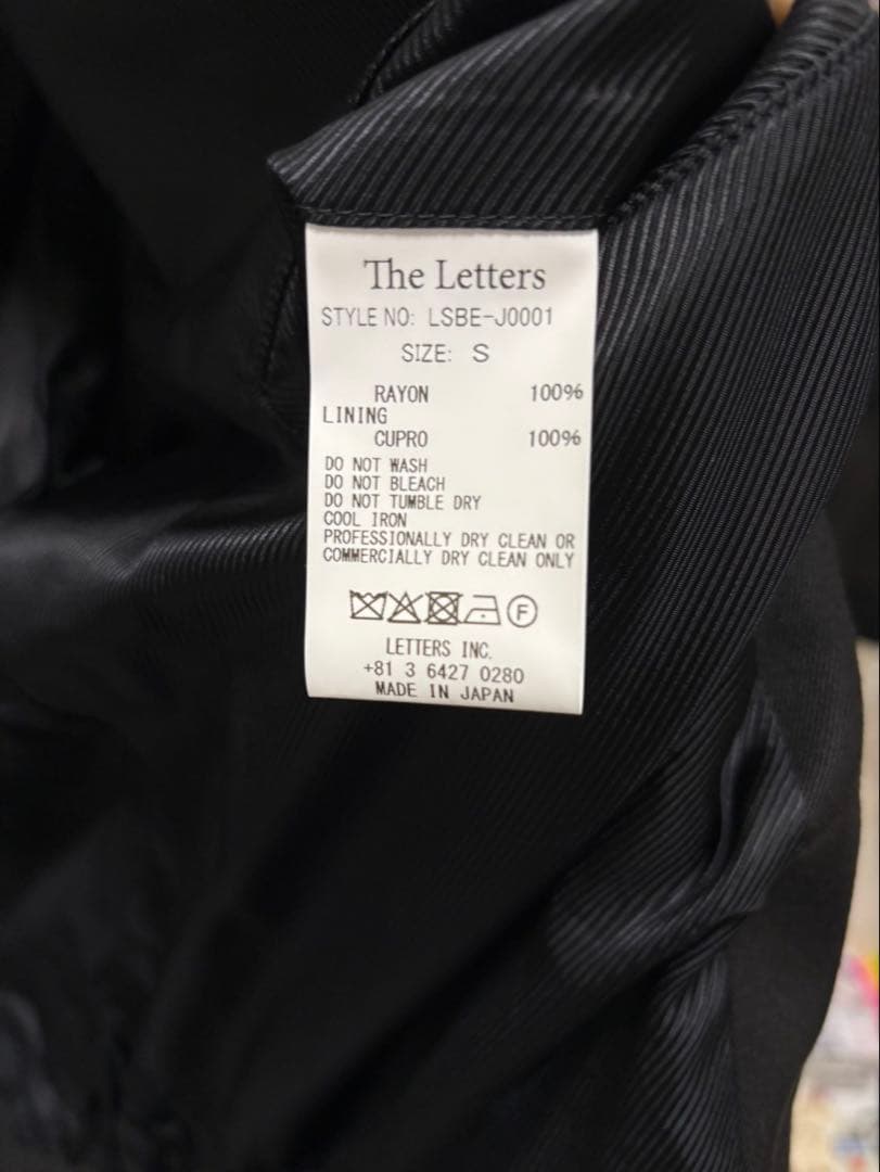 The Letters レターズ BLERO EMBROIDERY JACKET