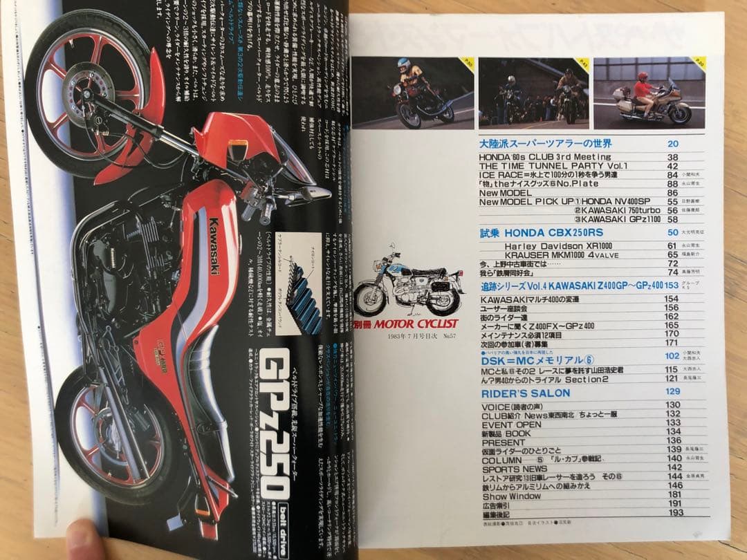 モーターサイクリスト 80年代 10冊セット