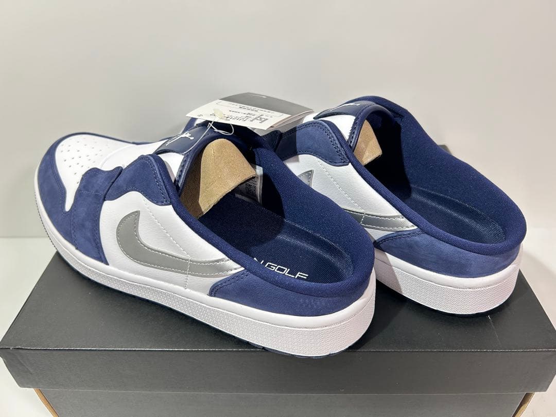 【新品】28.5cm NIKE エアジョーダン1 ミュール ゴルフ ネイビー