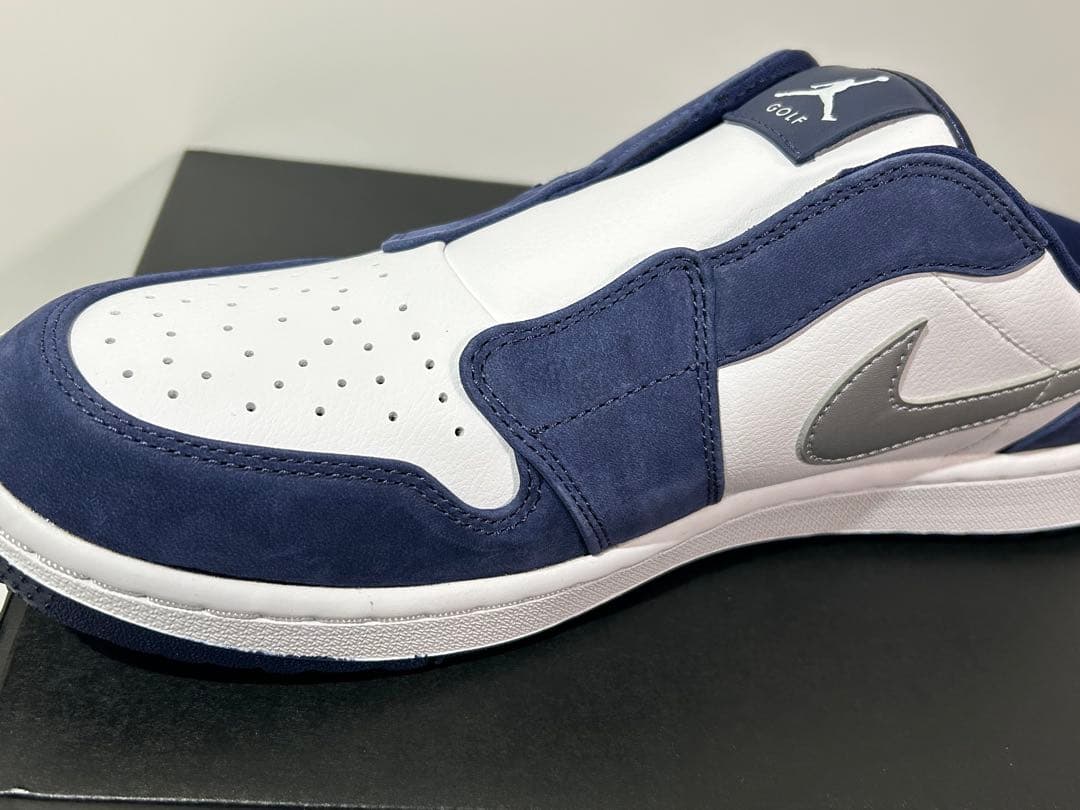 【新品】28.5cm NIKE エアジョーダン1 ミュール ゴルフ ネイビー