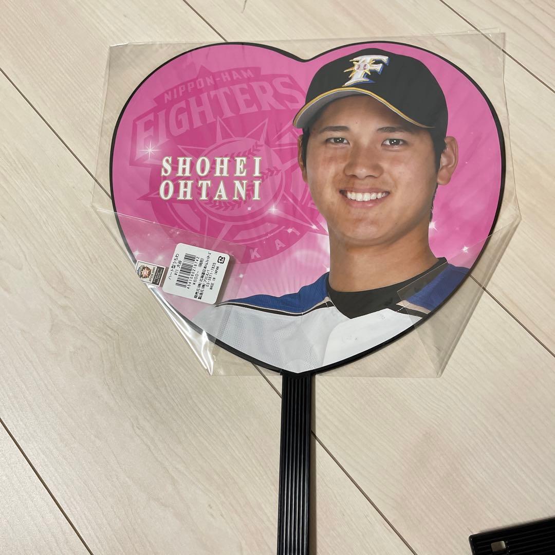 大谷翔平 ハート型応援うちわ #11 新品未開封