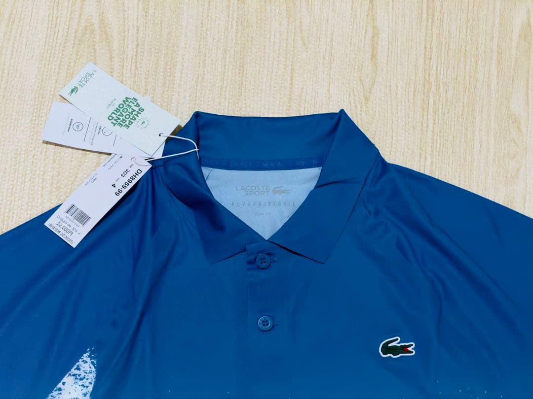 LACOSTE テニス　ジョコビッチモデル　ドライポロシャツ　サイズ4 未使用
