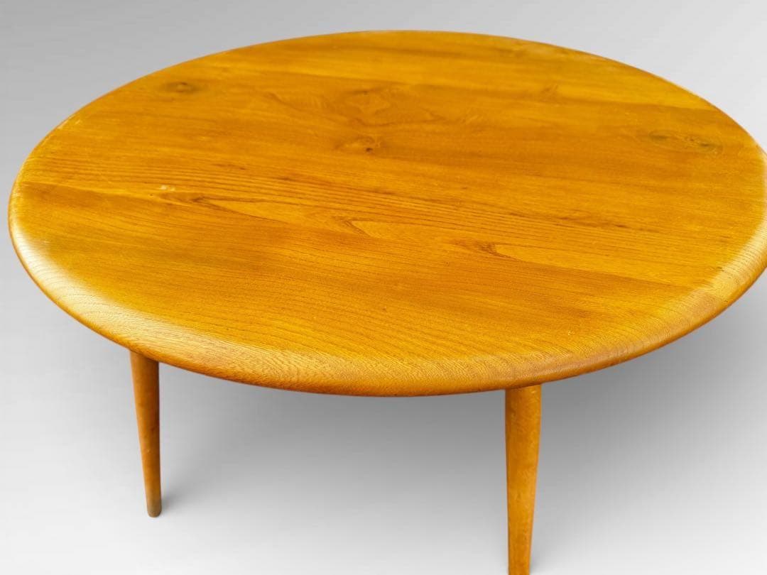 アーコール　ERCOL ラウンドコーヒーテーブル　ミッドセンチュリー　60s