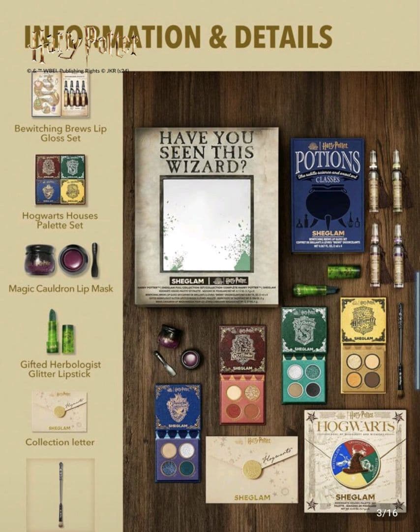 新品未使用Harry Potter×SHEGLAM フルコレクションセット1&2