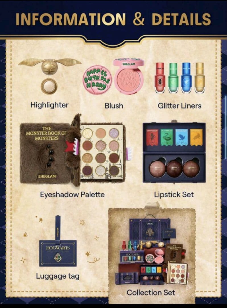 新品未使用Harry Potter×SHEGLAM フルコレクションセット1&2