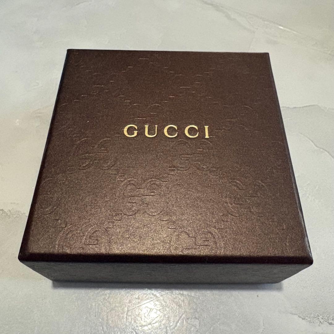 GUCCI シルバーリング Gロゴ 7号 箱.収納袋付き
