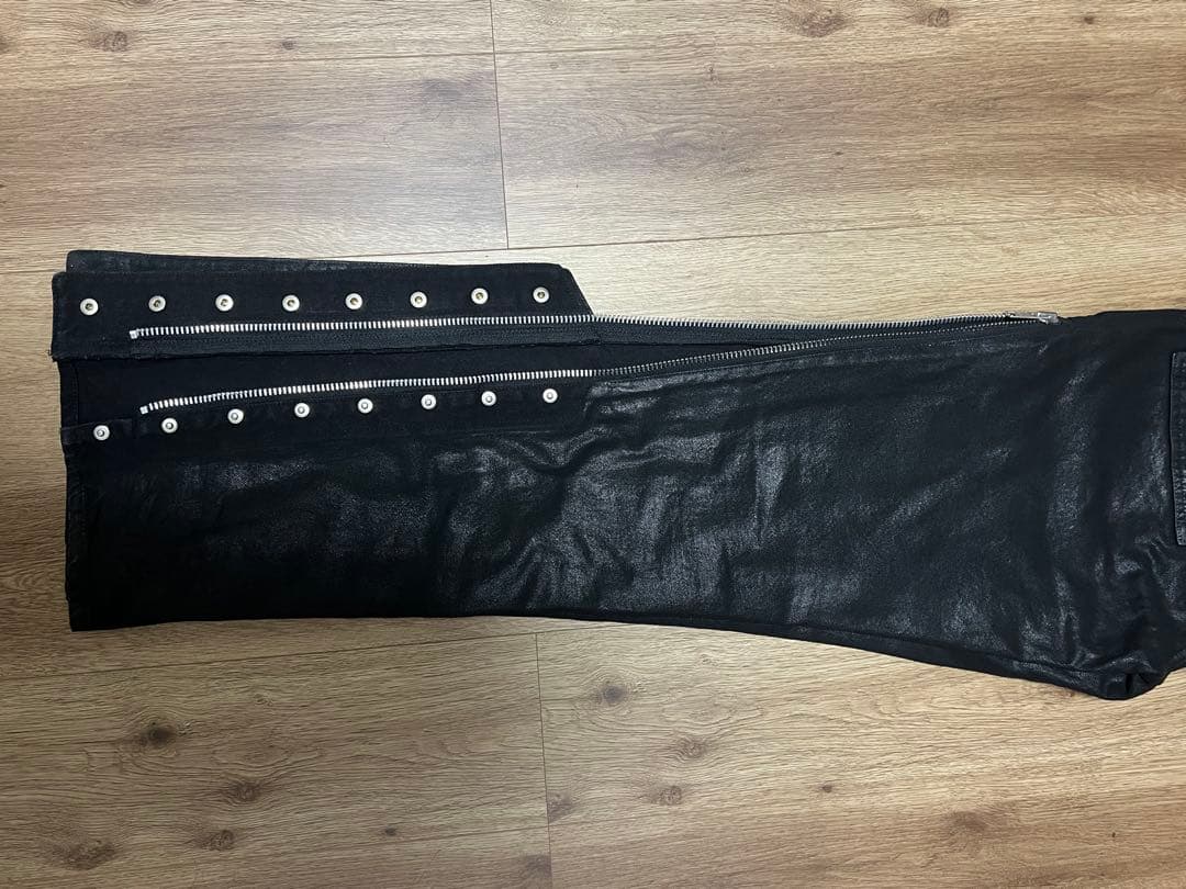 パンツ no_mass_prod 008GLM WAXED DENIM JEANS