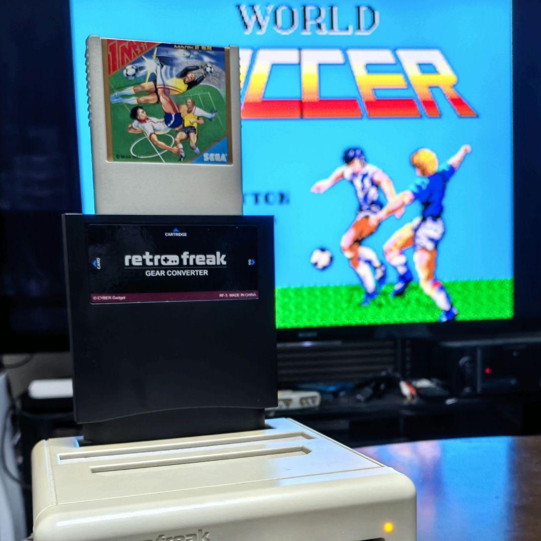 【箱と説明書付】SEGA ワールドサッカー MARK III レアソフト