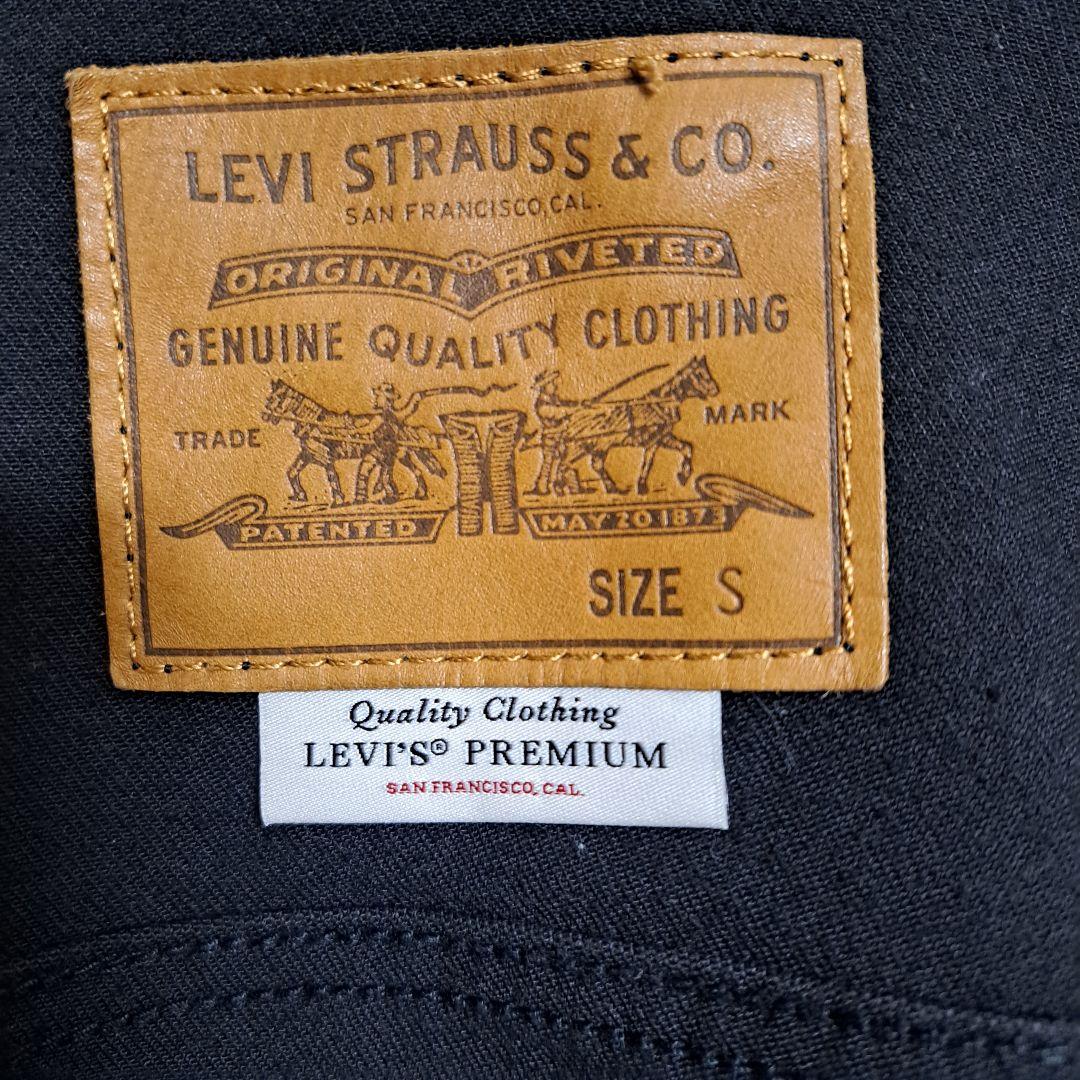 Levi's ブラック デニムジャケット S