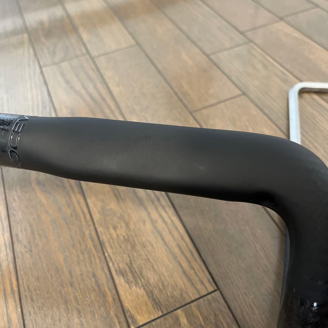 超軽量 実測130g ロードバイク ピスト カーボンハンドル 380mm
