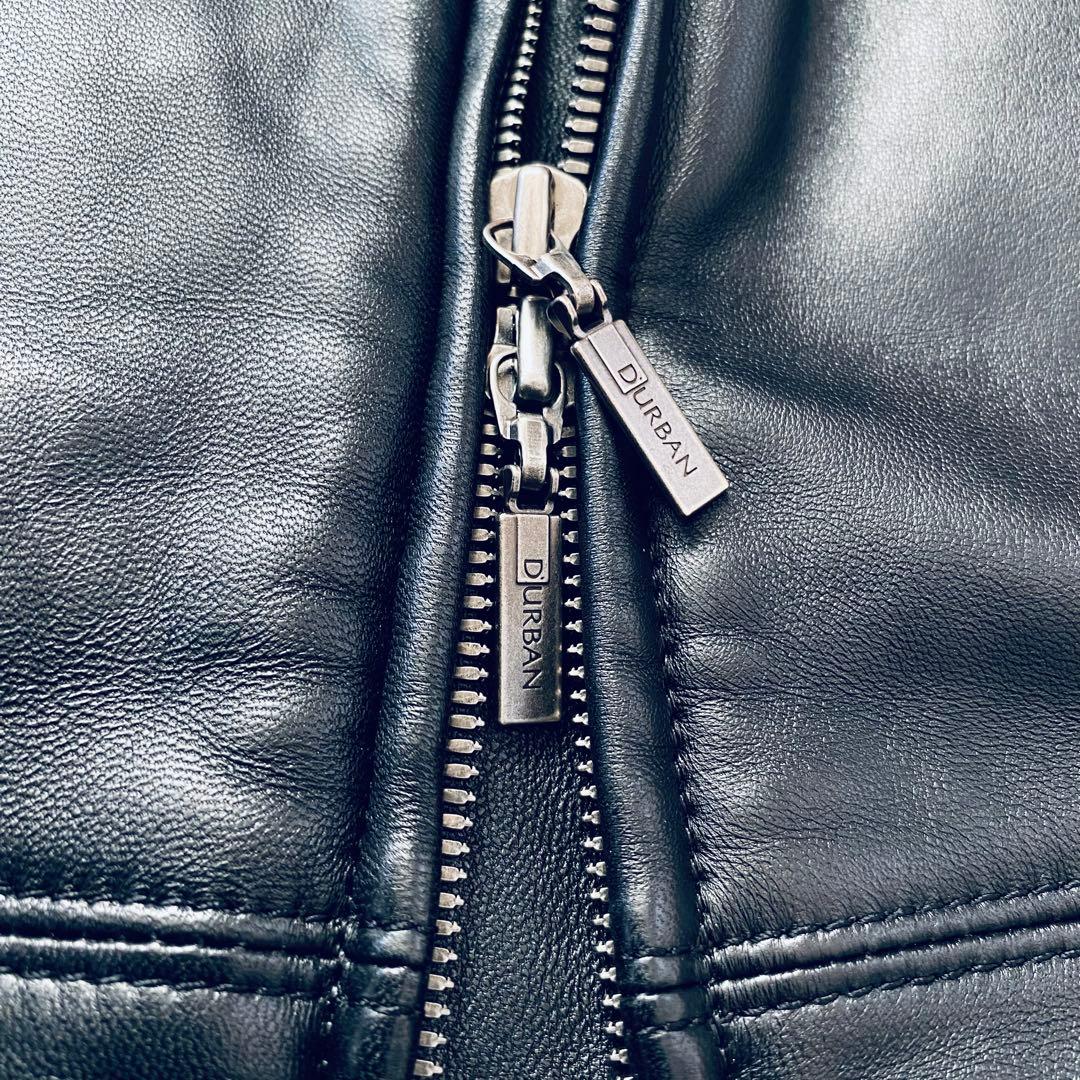 DURBAN ダーバン【美品】ラムレザー ジャケット ブルゾン M