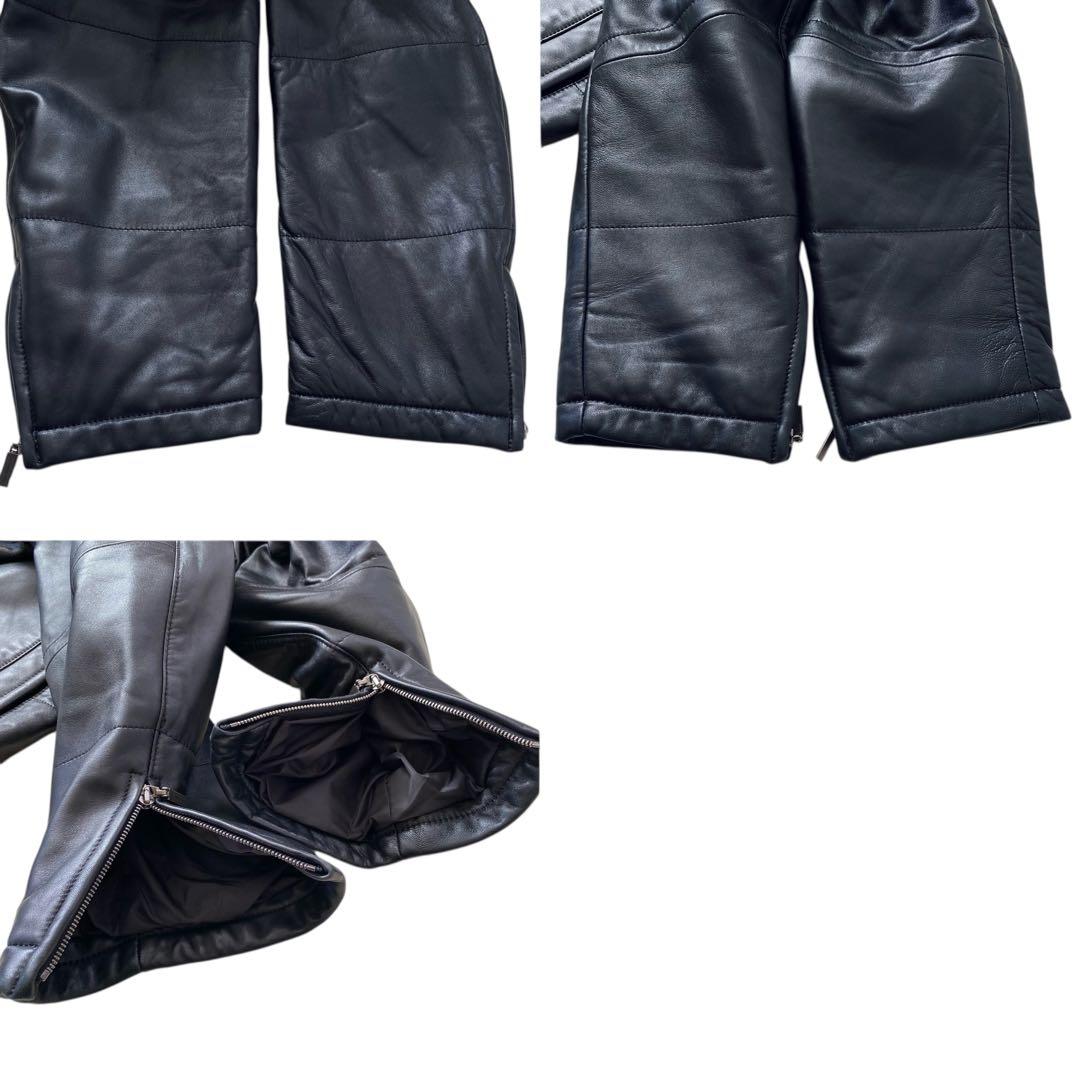 DURBAN ダーバン【美品】ラムレザー ジャケット ブルゾン M