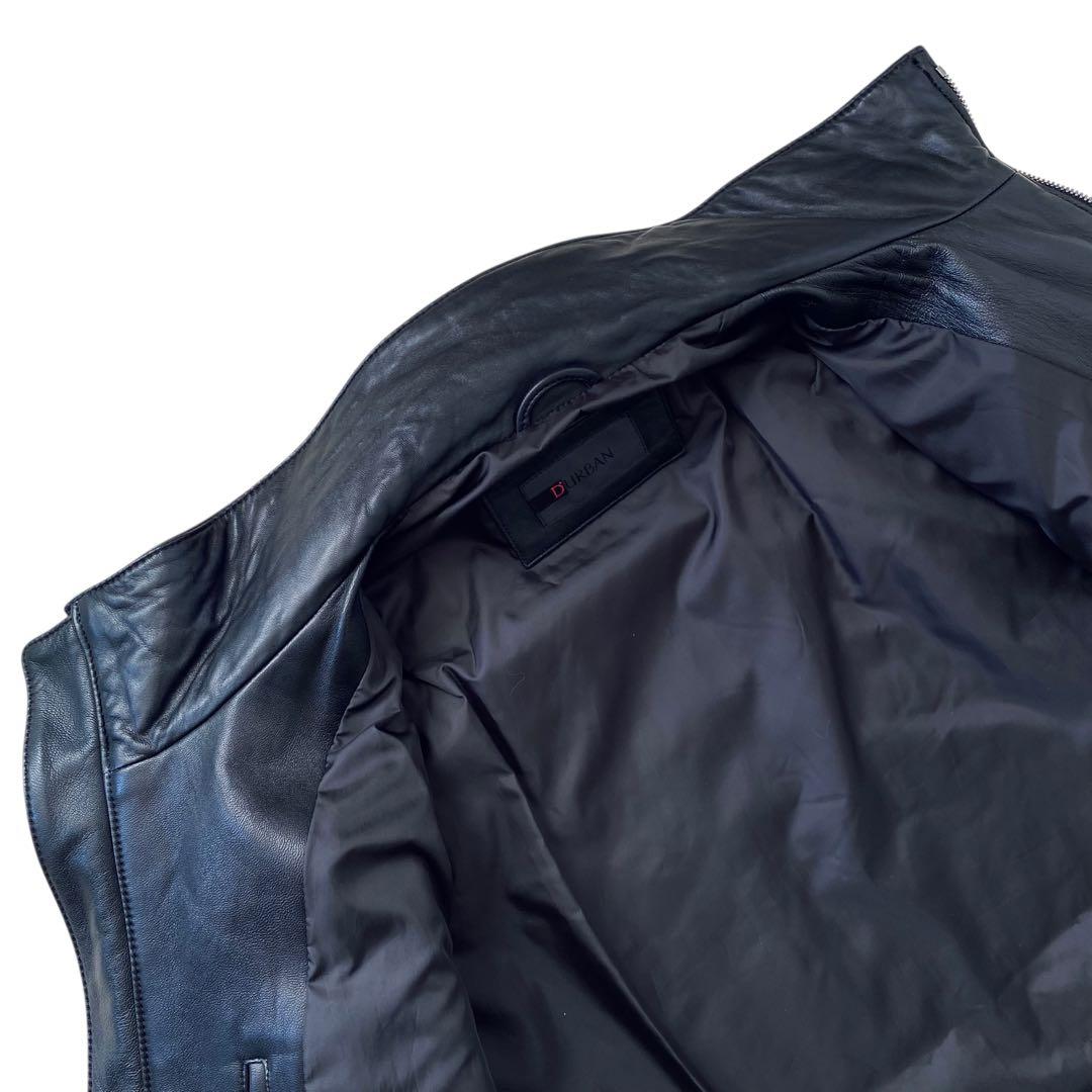 DURBAN ダーバン【美品】ラムレザー ジャケット ブルゾン M