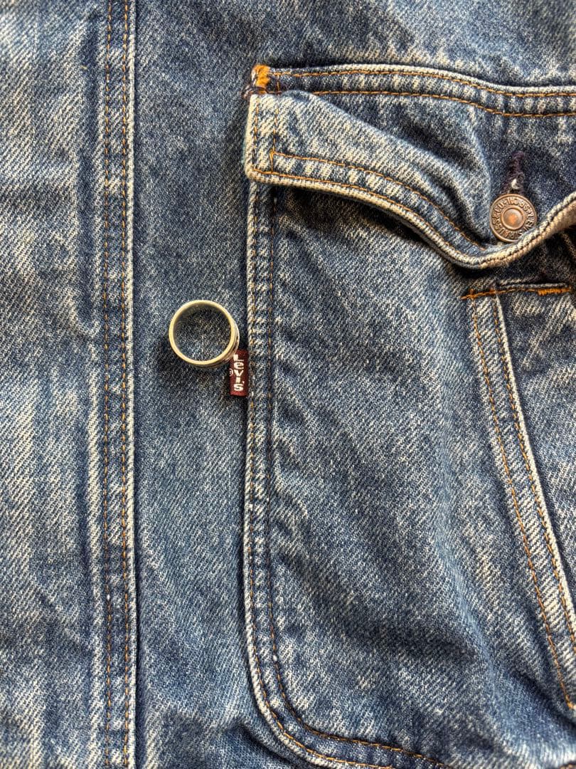 Levi’s デニムジャケット 短丈 ボックスシルエット L相当 古着