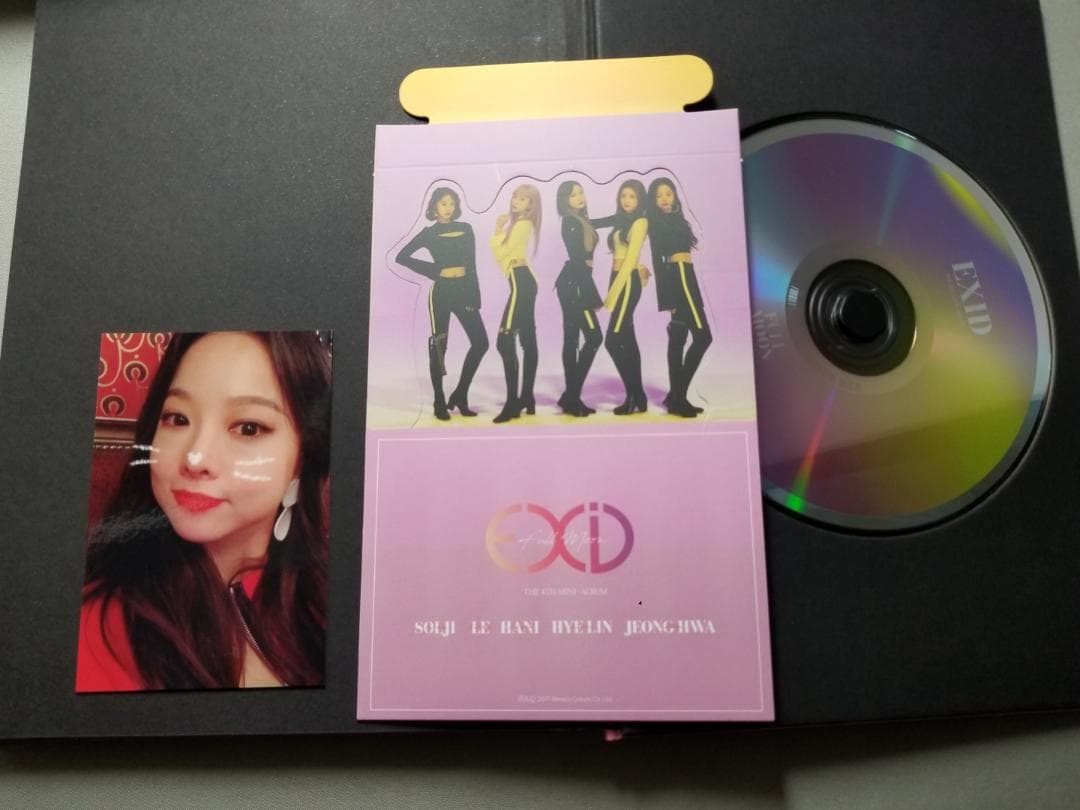 EXID 4thミニアルバム - Full Moon◇フォトカード＆スタンド付