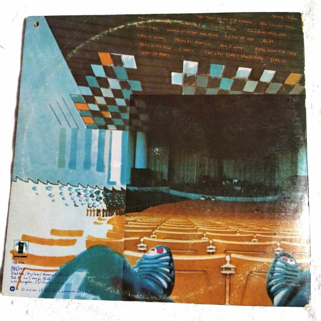 レコード　US盤　二枚組　ジョニミッチェル　Miles of Aisles