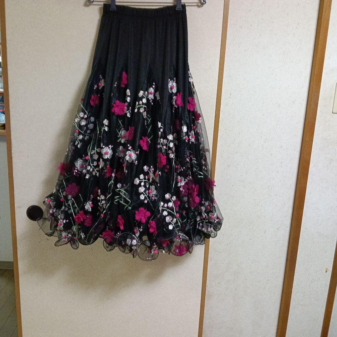 Bsreiko再値下げ(^^)新品未使用(^^)豪華社交ダンススカート