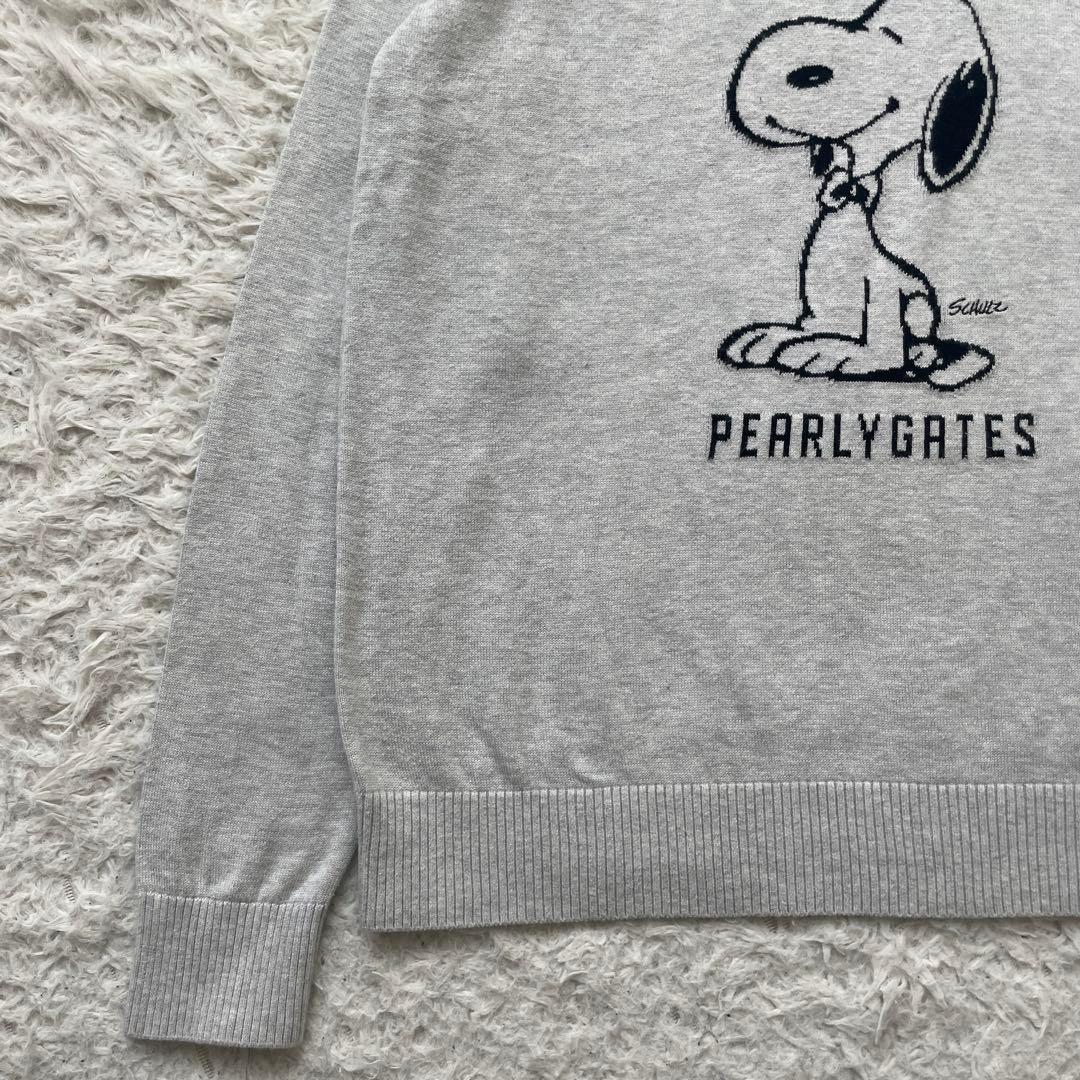 PEARLY GATES DAPPER スヌーピー　長袖　ニット　セーター