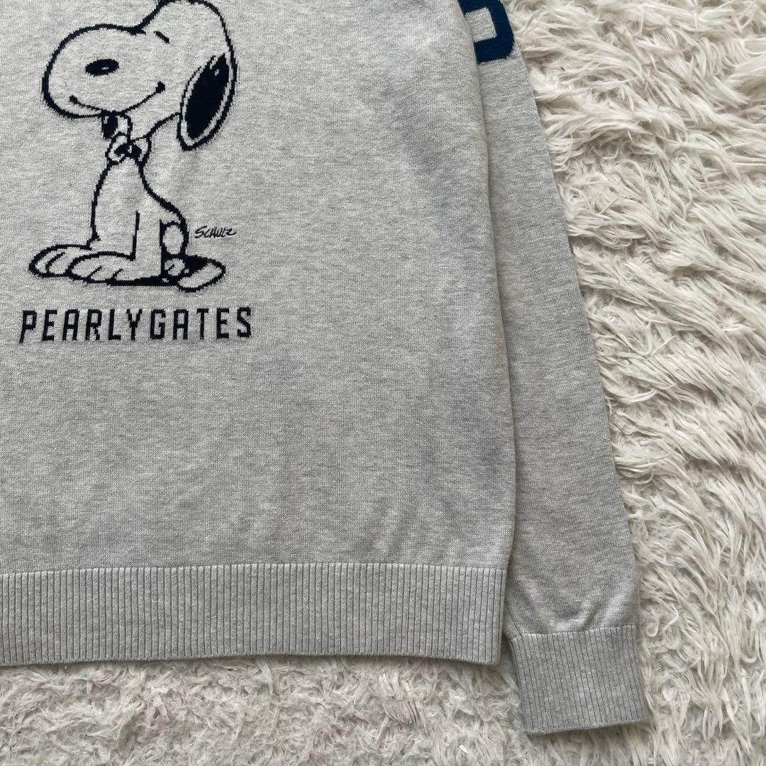 PEARLY GATES DAPPER スヌーピー　長袖　ニット　セーター