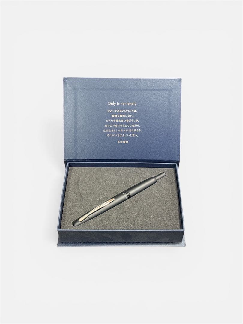 PILOT ほぼ日手帳 キャップレス 万年筆 ブラック EF字 ノック式