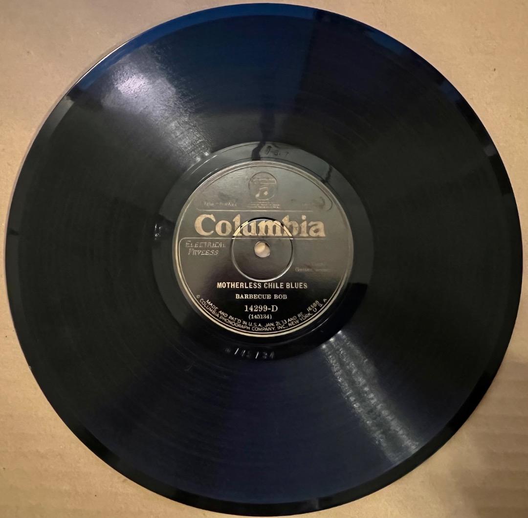 BARBECUE BOB 78rpm Thinkin’ Funny Blues