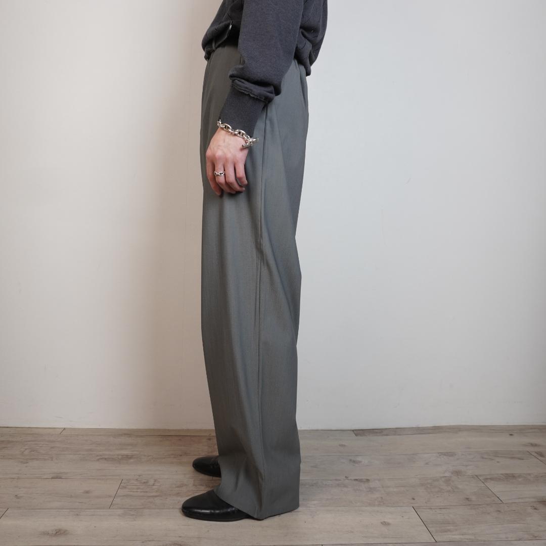GIORGIO ARMANI ノータックスラックスパンツ グレー/UW285