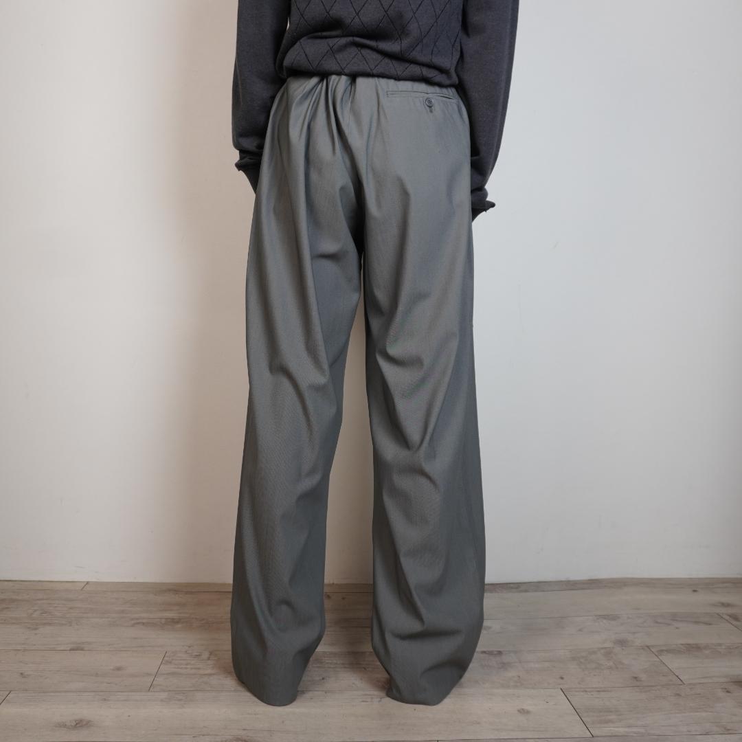 GIORGIO ARMANI ノータックスラックスパンツ グレー/UW285