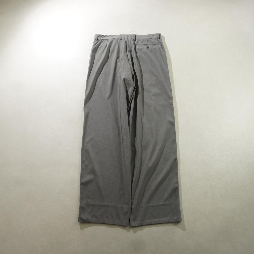 GIORGIO ARMANI ノータックスラックスパンツ グレー/UW285