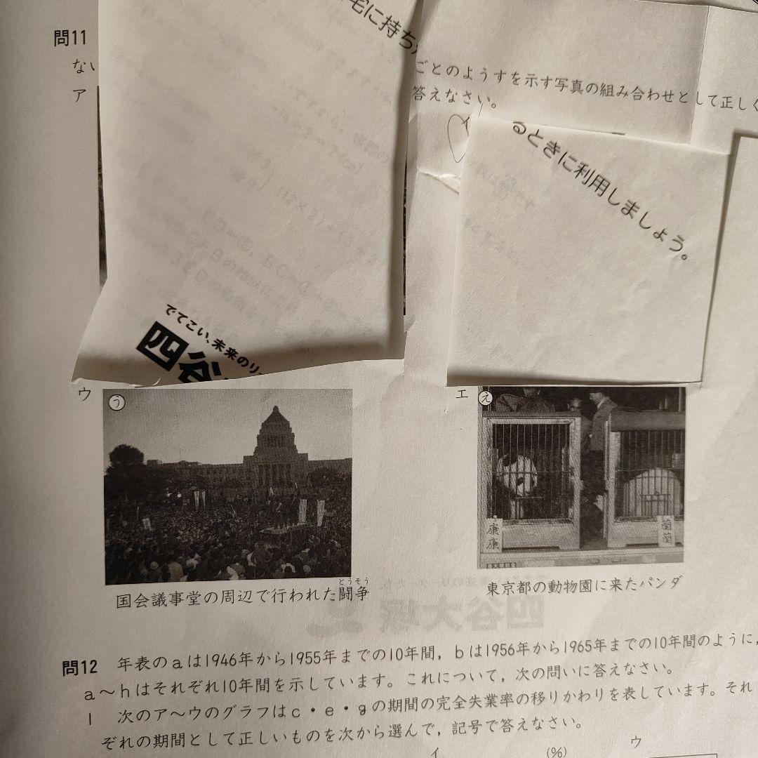 早稲アカデミー　四谷大塚　2025年実施 合不合判定テスト問題　第１回〜第６回