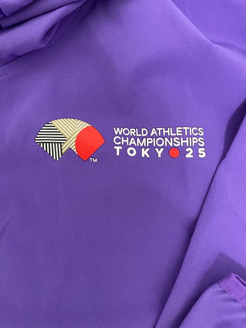世界陸上東京2025 　 ウインドブレーカー　 アシックス　 ジャケット　M