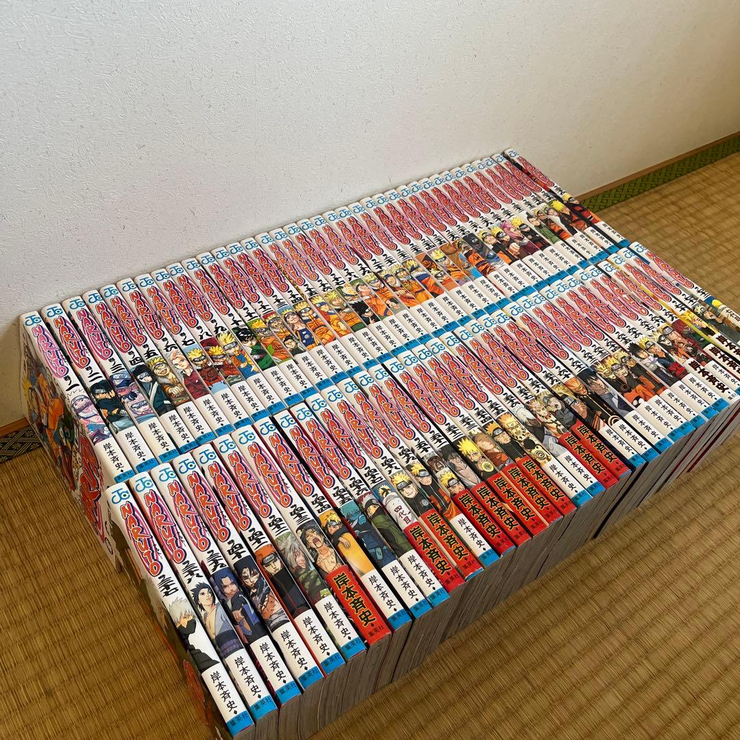 naruto ナルト 全72巻セット 日本語版