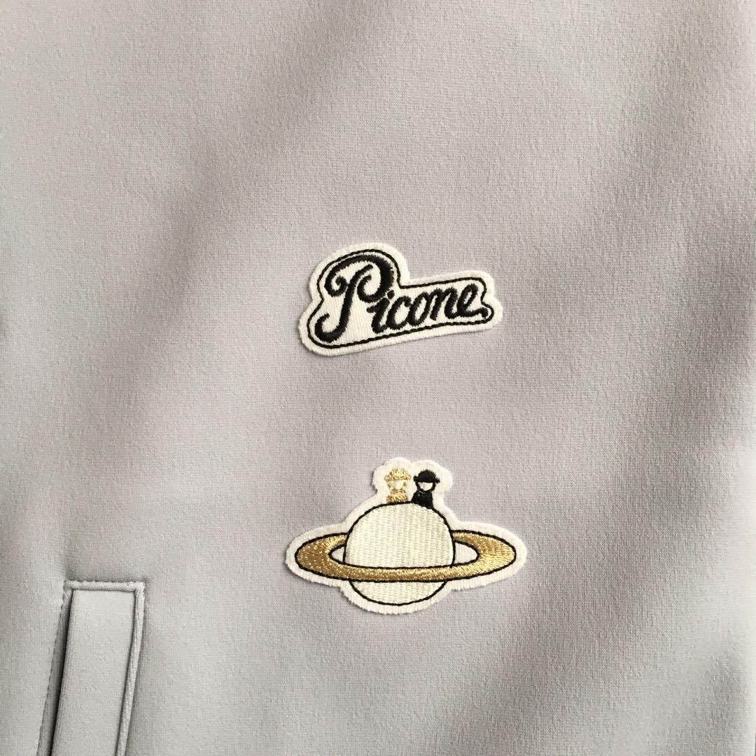 新品　PICONE CLUB ピッコーネクラブ　ワッペン付ジップブルゾン