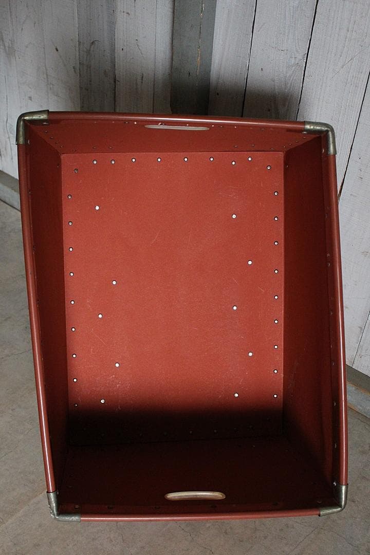 古いボテ箱　収納箱　レトロ　古道具