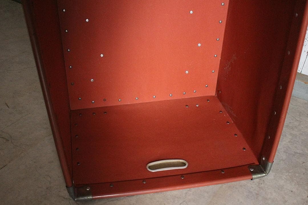 古いボテ箱　収納箱　レトロ　古道具