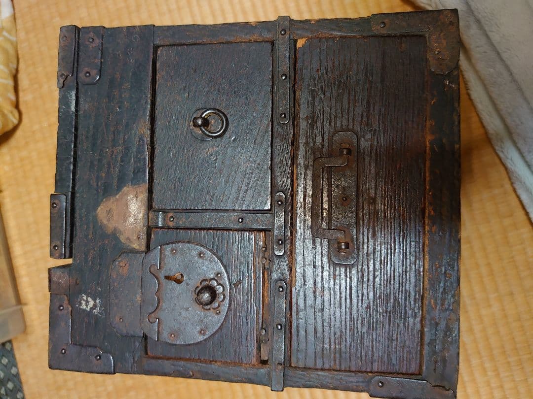 江戸時代 銭箱 入れ物 レトロ アンティーク 希少 インテリア レア