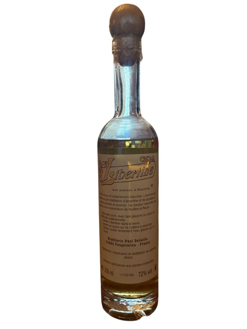 リベルティーヌ アブサン 72度 200ml ポール・デヴォワユ蒸留所