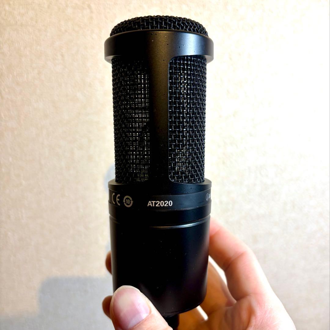 【ケーブル付き】AT2020 コンデンサマイク audio-technica