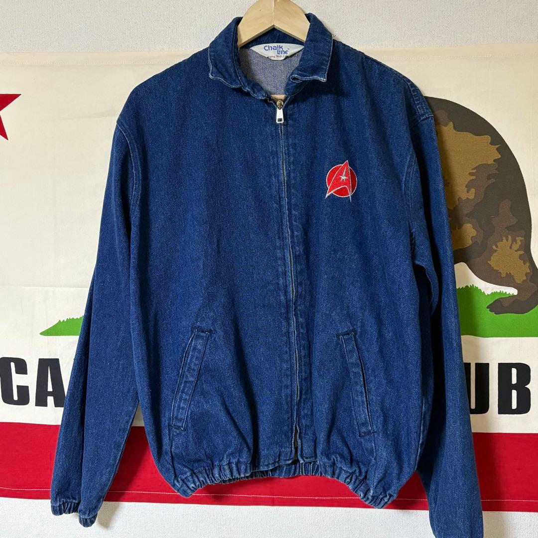 80s Chalk Line デニムジャケット サイズ L スタートレック 濃紺