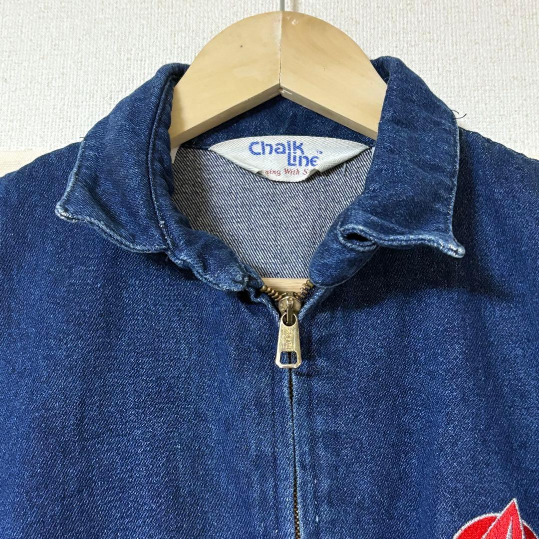 80s Chalk Line デニムジャケット サイズ L スタートレック 濃紺