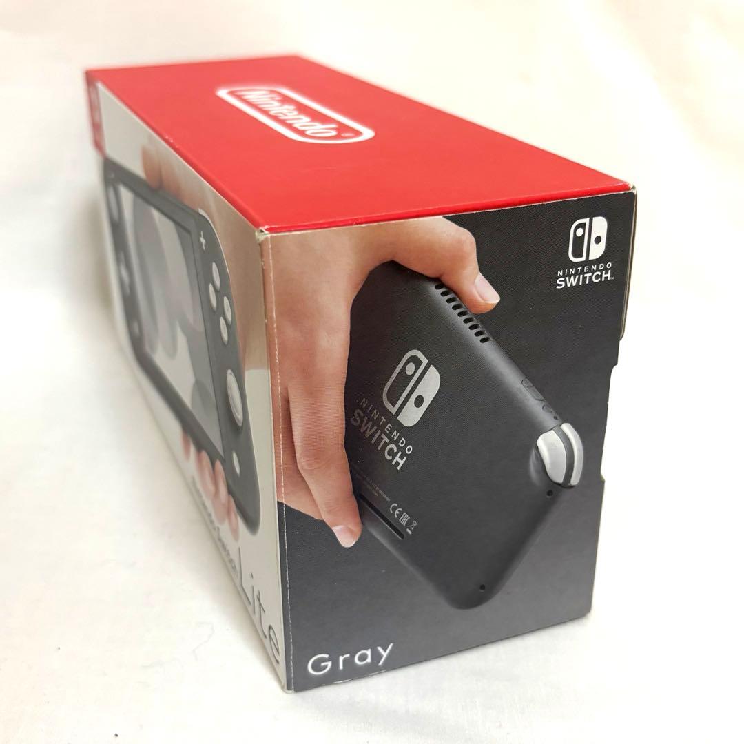 【極美品】 Switch Lite グレー 箱付 完動品