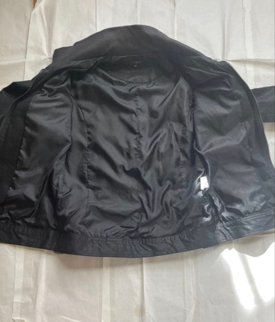 46(Lサイズ)CIVARIZE（シヴァーライズ）黒ライダースジャケット　レア